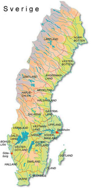 Pedagogisk planering i Skolbanken: Geografi - Sveriges landskap
