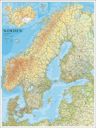 topografisk karta norden Pedagogisk planering i Skolbanken: GEOGRAFI, Norden åk 5 6, Lgr11