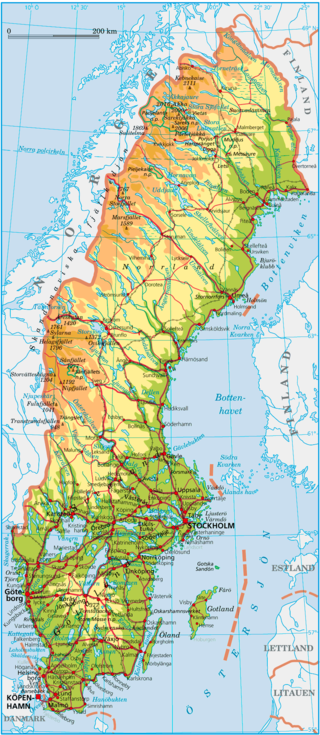 Karta Sverige Landskap Och Städer | Karta Mellersta