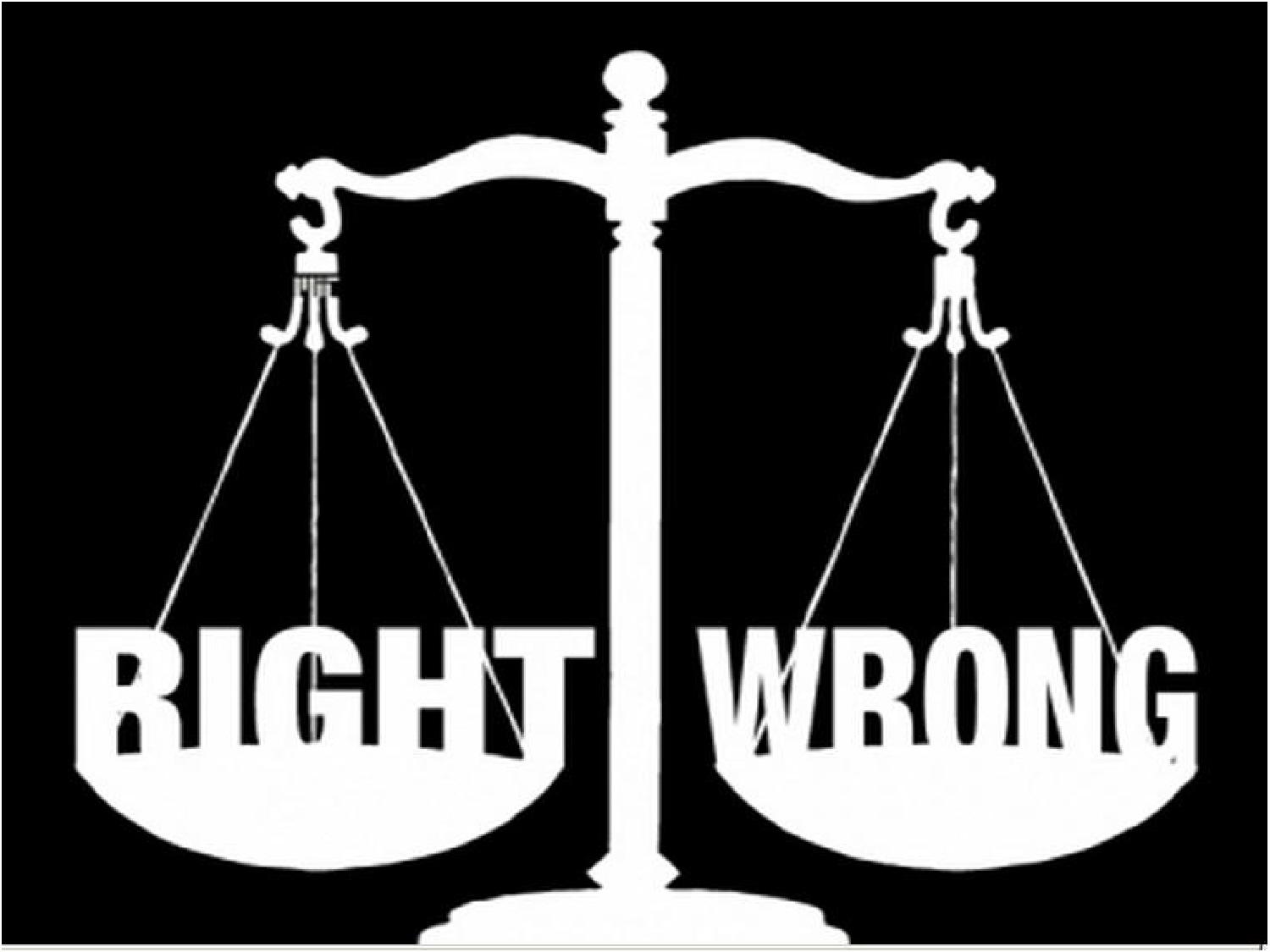 Why Is Right Right And Wrong Wrong