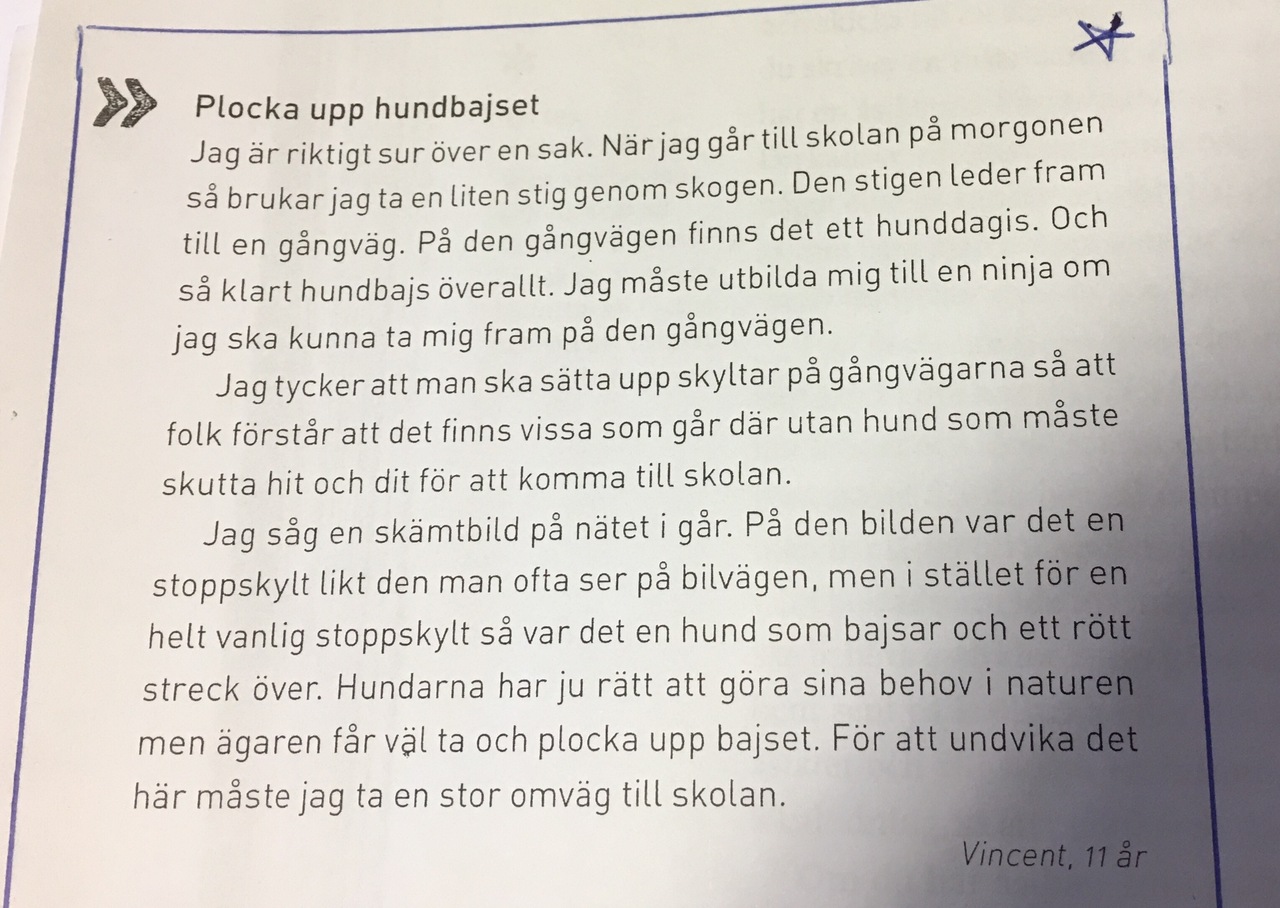 Skolbanken Argumenterande Text Ins ndare