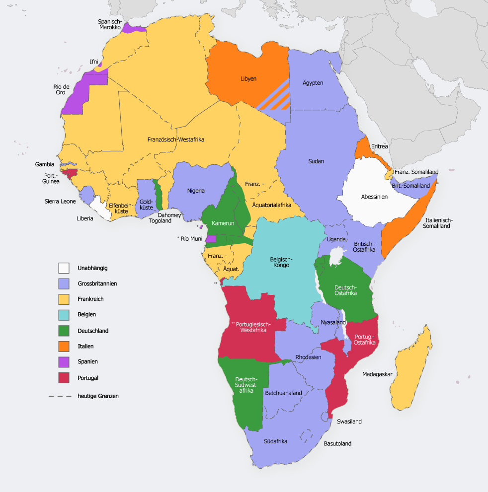Pedagogisk planering i Skolbanken: Afrikas länder