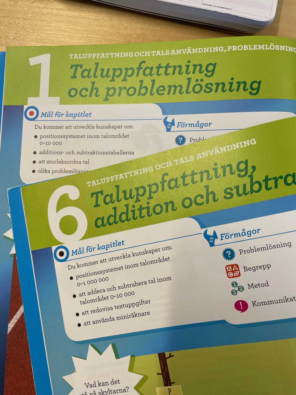 Skolbanken · Taluppfattning och problemlösning samt addition och ...