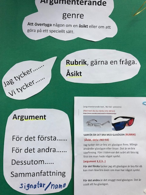 Pedagogisk Planering I Skolbanken: ARGUMENTERANDE TEXT