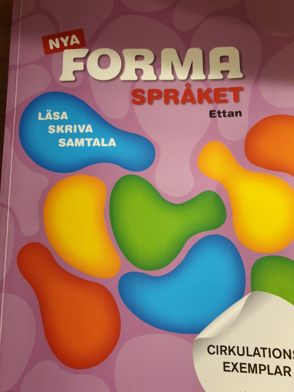 Pedagogisk Planering I Skolbanken: Forma Språket / Svenska år 1