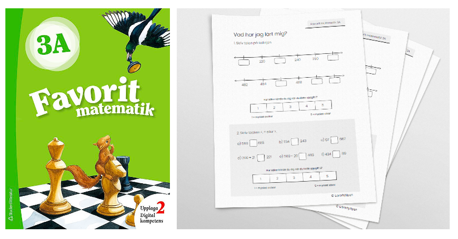 Pedagogisk Planering I Skolbanken: Favoritmatematik 3A Terminstest