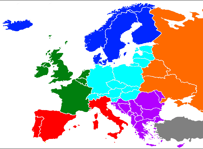 Skolbanken · Europa Vårterminen åk 6